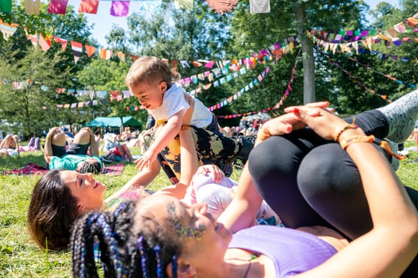 Why I Take My Kids to Festivals Even When I'm Working