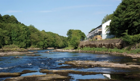 Views over the river Lune at Lancaster Cohousing